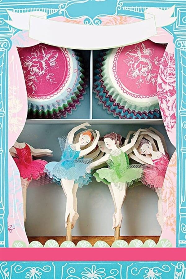 Balerin Kek Kürdanı ve Cupcake Set 