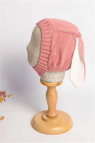 Rose Dry Rabbit Child Hat