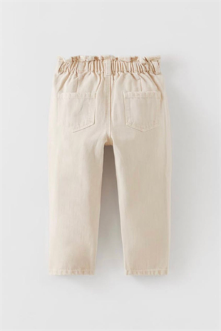 Cream Jeans Kids Pants - Gobi