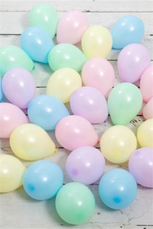 Makaron 100'lü Minik Balon Set