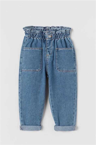 Blue Pocket Detailed Jeans - Sidney